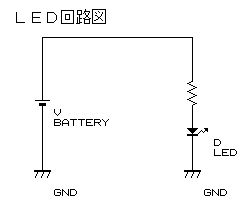 GND記号を使った回路図