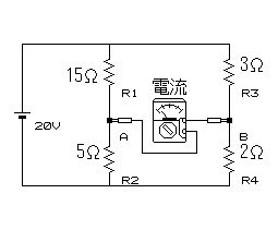 ２つの並列間の電圧