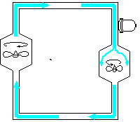 電圧を水流で説明図