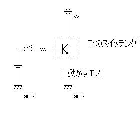 トランジスタドライブ回路-エミッタ負荷