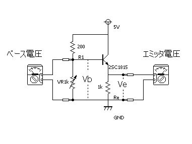 エミッタフォロアー実験回路