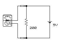 テスター電圧測定-接続方法