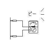 テスター導通測定-接続方法